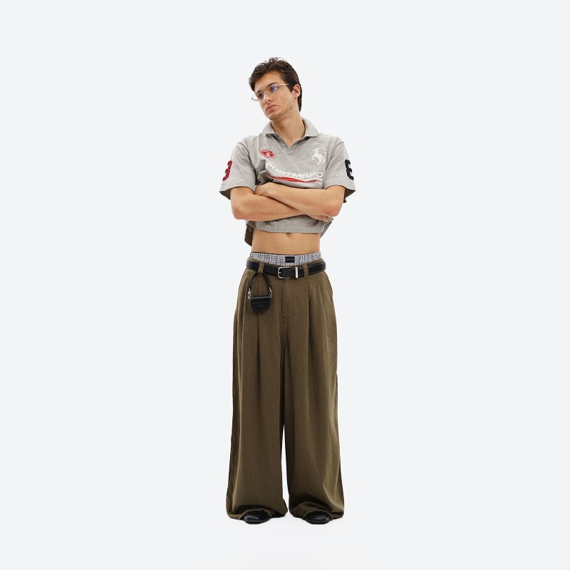 Pleated Casual Pants